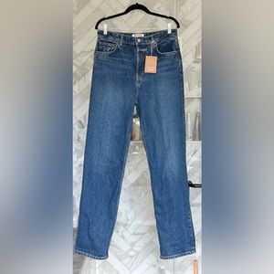 NWT Reformation Cynthia High Rise Straight Jeans